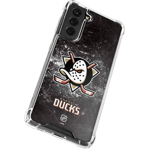 NHL Anaheim Ducks Iced Galaxy S21 FE Clear Case